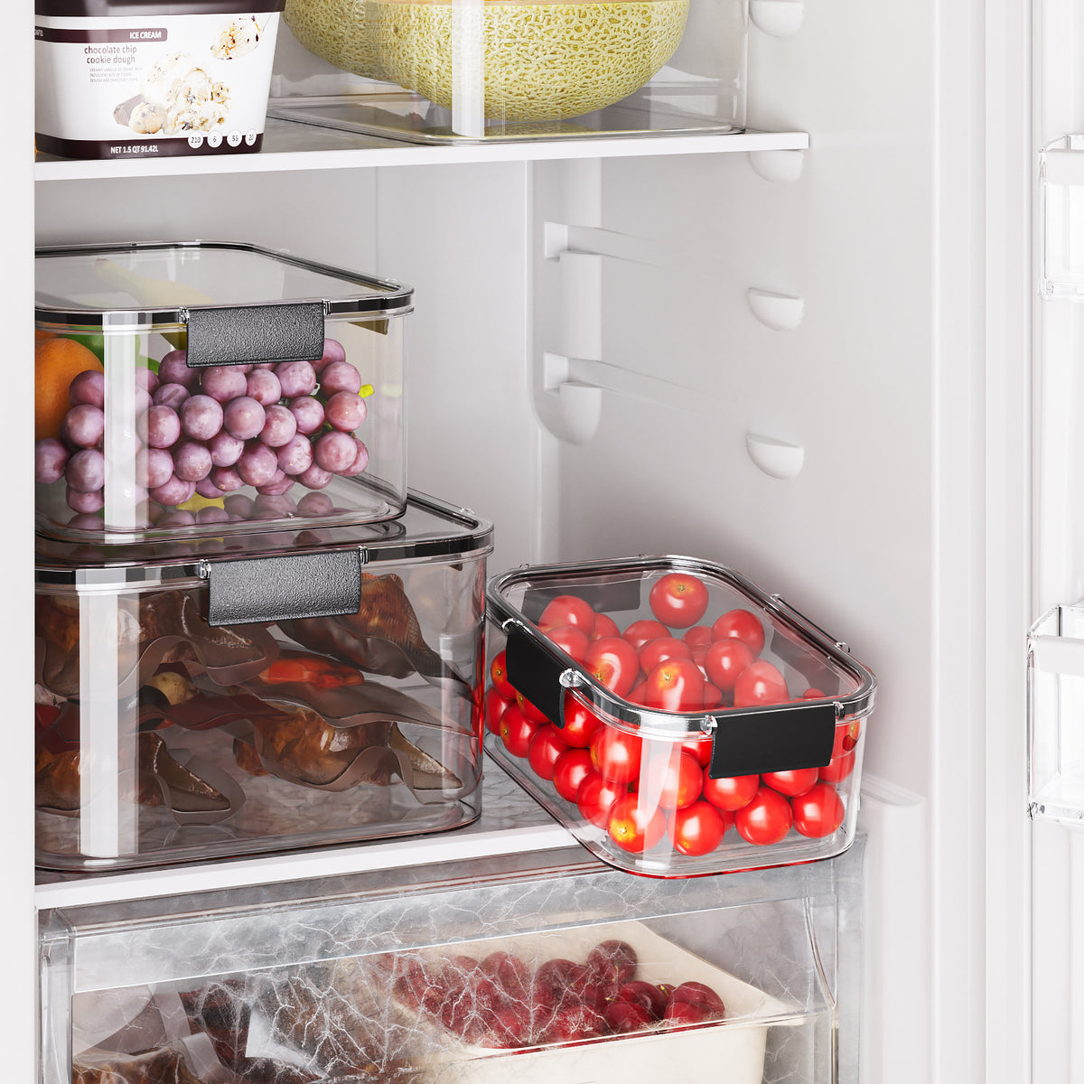 Clear Locking Food Storage Containers