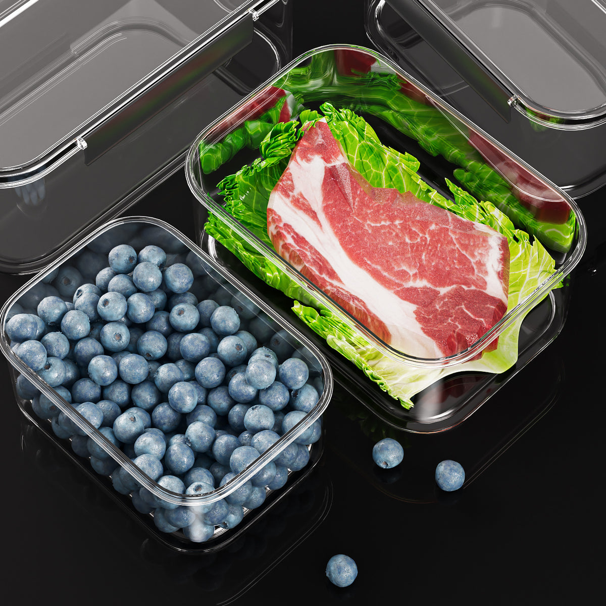 Clear Locking Food Storage Containers