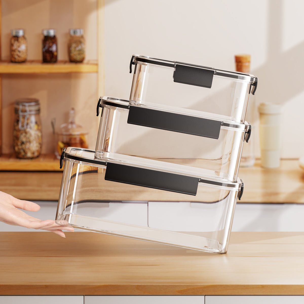 Clear Locking Food Storage Containers