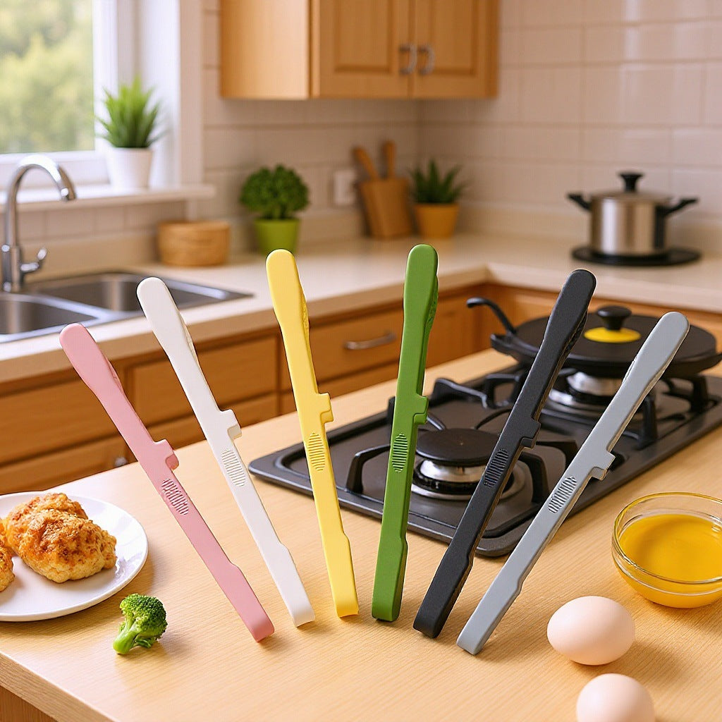 Long-Handle Kitchen Food Tongs